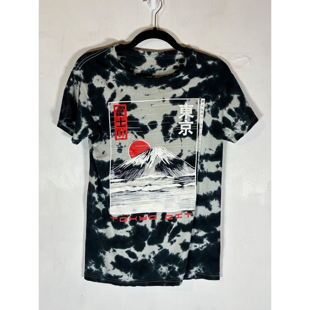 Bowery Supply Co Mens Small Tokyo Japan Mount Fuji Tie Dye Graphic T-Shirt